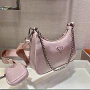 Prada Re-Edition 2005 Nylon Shoulder Bag Pink 1BH204 Size 22cm - 6