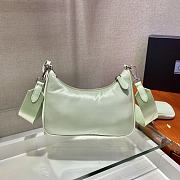Prada Re-Edition 2005 Nylon Shoulder Bag Light Green 1BH204 Size 22x17x6cm - 6