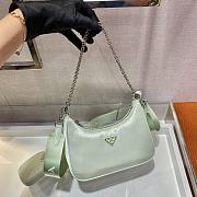 Prada Re-Edition 2005 Nylon Shoulder Bag Light Green 1BH204 Size 22x17x6cm - 4