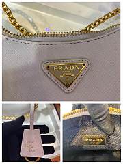 Prada Re-Edition 2005 Nylon Shoulder Bag White 1BH204 Size 22x17x6cm - 4