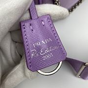 Prada Re-Edition 2005 Nylon Shoulder Bag Purple 1BH204 Size 22x17x6cm - 3