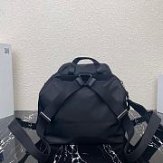 Prada Medium Nylon Backpack Black 1BZ811 Size 23×18×12cm - 4
