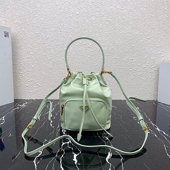 Prada 2Way Shoulder Bag Green 1N1864 Size 23×18×12cm