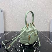 Prada 2Way Shoulder Bag Green 1N1864 Size 23×18×12cm - 3