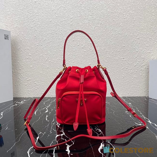 Prada 2Way Shoulder Bag Red 1N1864 Size 23×18×12cm - 1