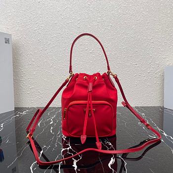 Prada 2Way Shoulder Bag Red 1N1864 Size 23×18×12cm