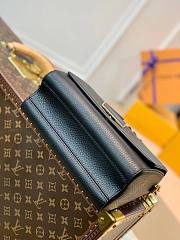 Louis Vuitton Twist One Handle Taurillon Leather Black M57090 Size 23×18×8cm - 3