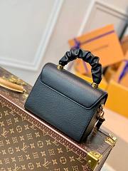 Louis Vuitton Twist One Handle Taurillon Leather Black M57090 Size 23×18×8cm - 6
