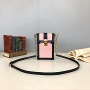 Louis Vuitton Vertical Trunk Pochette Epi Leather In Rose M67872 Size 11x17.5x3.5cm - 1