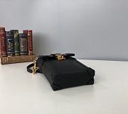 Louis Vuitton Vertical Trunk Pochette Epi Leather In Black M67871 Size 11x17.5x3.5cm - 5