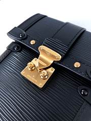 Louis Vuitton Vertical Trunk Pochette Epi Leather In Black M67871 Size 11x17.5x3.5cm - 3