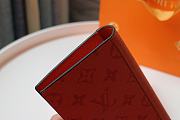 Louis Vuitton Zippy Wallet Vertical Monogram Wallet Canvas In Orange M66540 Size 20x10cm - 5