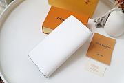 Louis Vuitton Brazza Wallet Epi Leather White M80788 Size 10x19x2cm - 6