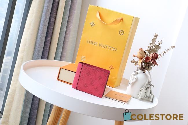 Louis Vuitton Multiple Wallet Epi Leather Red M30433 Size 11.5x9x1.5cm - 1
