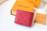 Louis Vuitton Multiple Wallet Epi Leather Red M30433 Size 11.5x9x1.5cm - 3