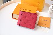 Louis Vuitton Multiple Wallet Epi Leather Red M30433 Size 11.5x9x1.5cm - 5
