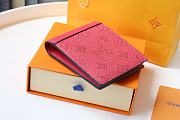 Louis Vuitton Multiple Wallet Epi Leather Red M30433 Size 11.5x9x1.5cm - 4