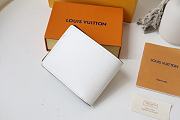 Louis Vuitton Multiple Wallet Epi Leather White M30433 Size 11.5x9x1.5cm - 6