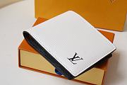 Louis Vuitton Multiple Wallet Epi Leather White M30433 Size 11.5x9x1.5cm - 5