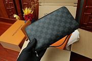 Louis Vuitton Zippy XL Wallet Damier Graphite N41503 Size 23x15x4cm - 6
