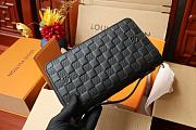 Louis Vuitton Zippy XL Damier Infinin Leather N61254 Size 23x15x4cm - 6