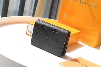 Louis Vuitton Clea Wallet In Black M80151 Style 12x9x3.5cm