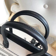 Hermes Kelly Bag Chain Canvas And Caflskin Size 25x35x18cm - 2