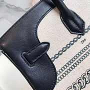 Hermes Kelly Bag Chain Canvas And Caflskin Size 25x35x18cm - 4