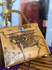Hermes Hand Bag Horse Size 25cm - 5