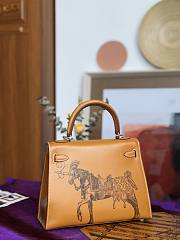 Hermes Hand Bag Horse Size 25cm - 4