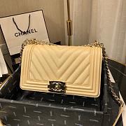 Chanel Chevron Boy Bag A67085 Size 25cm - 4