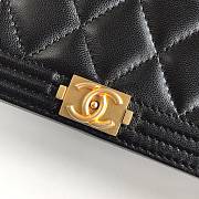 Chanel Lambskin WOC Chain Gold Lock 81969 Size 13×19.5×3.5cm - 3