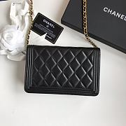 Chanel Lambskin WOC Chain Gold Lock 81969 Size 13×19.5×3.5cm - 6