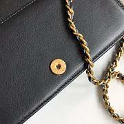 Chanel Lambskin WOC Chain Gold Lock 81969 Size 13×19.5×3.5cm - 2