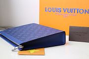 Louis Vuitton Pochette Voyage MM Blue M61692 Size 27×21×3cm - 6