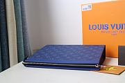 Louis Vuitton Pochette Voyage MM Blue M61692 Size 27×21×3cm - 4