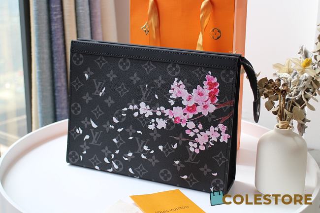 Louis Vuitton Pochette Voyage MM Flower M61692 Size 27×21×5cm - 1
