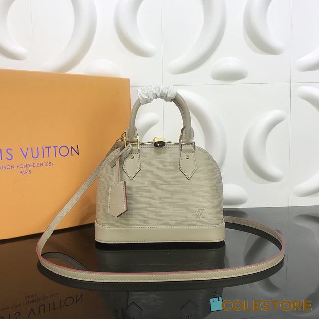 Louis Vuitton Alma BB Epi Leather In Beige M57028 Style 23.5cm - 1