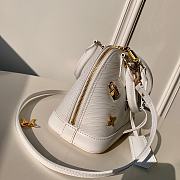 Louis Vuitton Alma BB Love Lock In White M52884 Size 25cm - 4