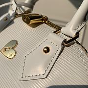 Louis Vuitton Alma BB Love Lock In White M52884 Size 25cm - 3