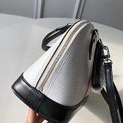 Louis Vuitton Alma BB Epi Leather Bag White/Webbing M40302 25cm - 5
