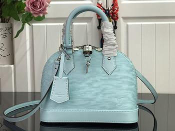 Louis Vuitton Alma BB Epi Leather Bag Seaside M56206 Size 25cm