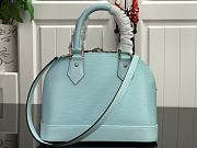 Louis Vuitton Alma BB Epi Leather Bag Seaside M56206 Size 25cm - 5