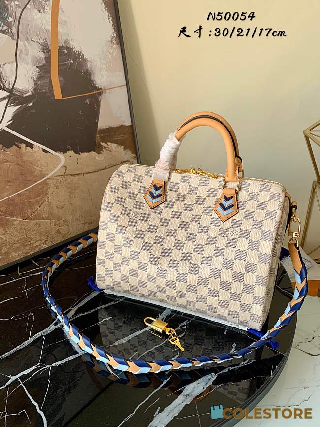 Colestore Louis Vuitton Speedy Bandoulière 30 Damier Azur Canvas N41373 30cm - 1