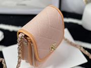 Chanel Mini Denim Messenger Bag Orange AS2540 18x10.5x5cm - 5