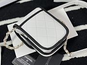 Chanel Mini Denim Messenger Bag Black&White AS2540 18x10.5x5cm - 5