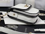 Chanel Mini Denim Messenger Bag Black&White AS2540 18x10.5x5cm - 4