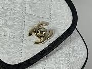 Chanel Mini Denim Messenger Bag Black&White AS2540 18x10.5x5cm - 2