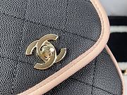 Chanel Mini Denim Messenger Bag Black&Pink AS2540 18x10.5x5cm - 2
