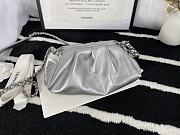 Chanel Cloud Bag Silver Size 22x17x10cm - 2